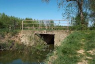 ponceau, pont du Moulin Neuf ; pontceau du Bief du Moulin Neuf (la Seille canalisée)