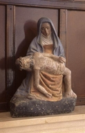 groupe sculpté : Vierge de Pitié