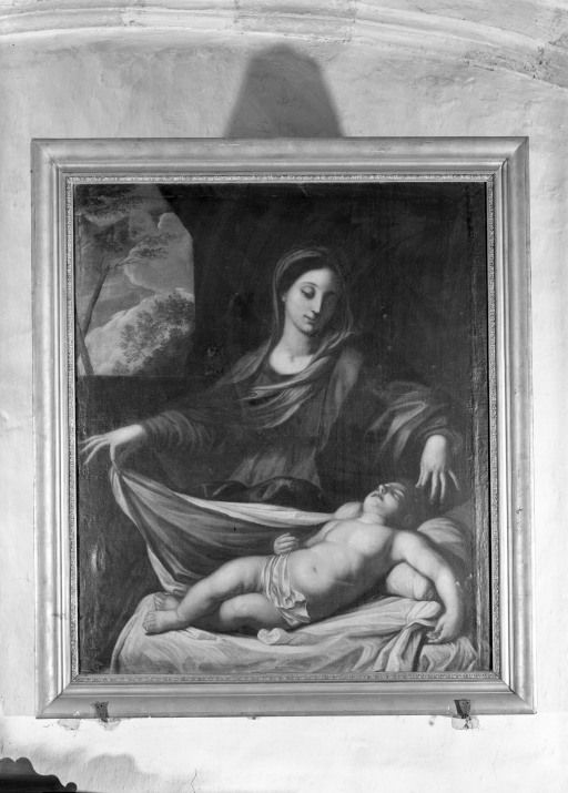 tableau : le sommeil de l'Enfant Jésus