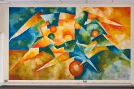 peinture monumentale : Danse et Sport de ballon