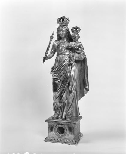 statuette-reliquaire : Vierge à l'Enfant