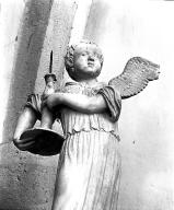 2 statuettes : anges thuriféraires