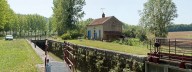 site de l'écluse 39 du versant Yonne, dite de Pouillenay 3ème (canal de Bourgogne)