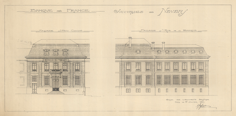 logis abbatial de Saint-Martin, puis hôtel de La Rochefoucauld, puis succursale départementale de la Banque de France