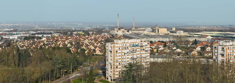 quartier ouvrier Saint-Gobain (activités liées au canal du Centre)