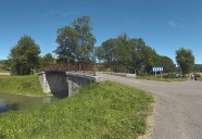 pont routier isolé de Châteauneuf (canal de Bourgogne)