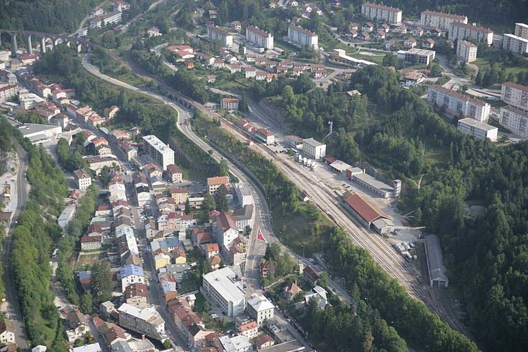 gare de Morez (voie ferrée Andelot - La Cluse)