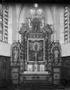 autel, retable, tabernacle, gradin d'autel (ensemble du maître-autel)
