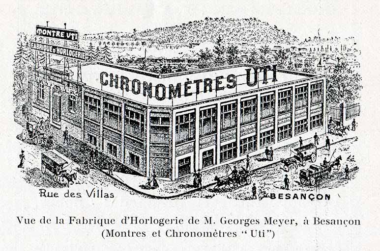 usine d'horlogerie (usine de montres) Utinam, puis Bijasson, puis usine d’aiguilles pour l’horlogerie Universo, imprimerie Eblé, actuellement Centre Européen du Service Horloger