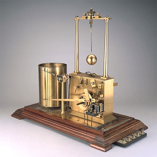 instrument de mesure et d'enregistrement (anémo-cinémographe enregistreur Jules Richard)
