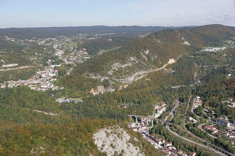 section Champagnole - Morez de la voie ferrée Andelot - La Cluse