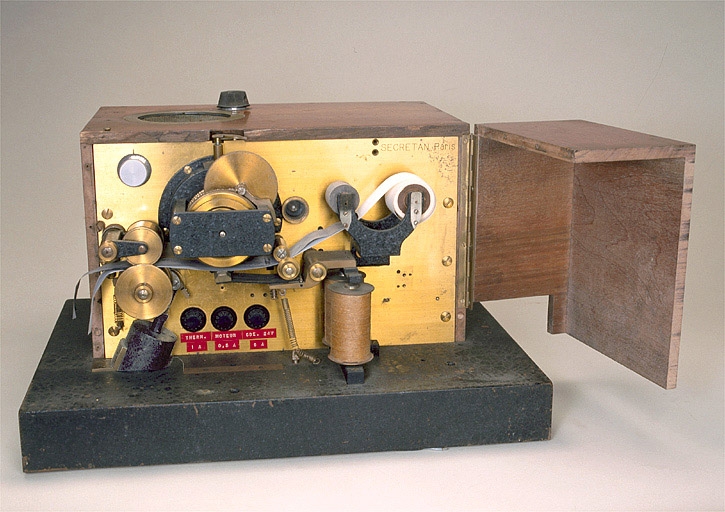 instrument de mesure du temps et d'enregistrement (chronographe Secrétan)