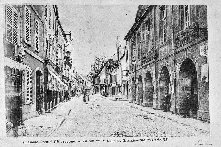 présentation de la commune d'Ornans