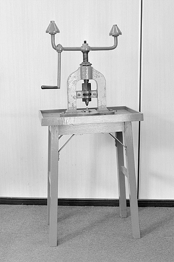 machine à estampiller (presse à balancier)
