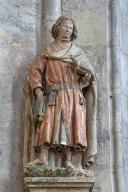 statue : saint Thibault ou saint Bavon