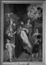 tableau : l'Extase de saint Augustin
