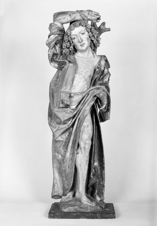 statue (petite nature) : saint Sébastien