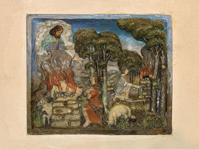 Relief : le sacrifice d'Isaac
