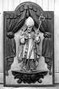 retable, statue : saint Evêque