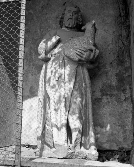 statue (petite nature) : saint Jean-Baptiste