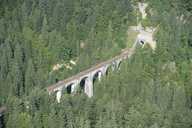 pont ferroviaire, tunnel dit souterrain du Morillon et viaduc du Dombief (voie ferrée Andelot - La Cluse)