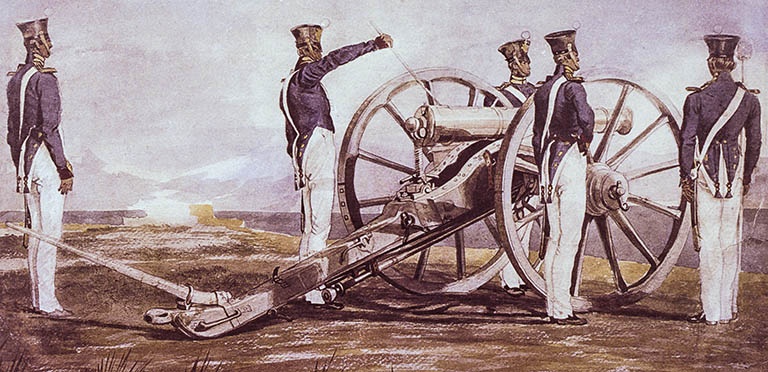 drill à la pièce (début du 19e siècle)