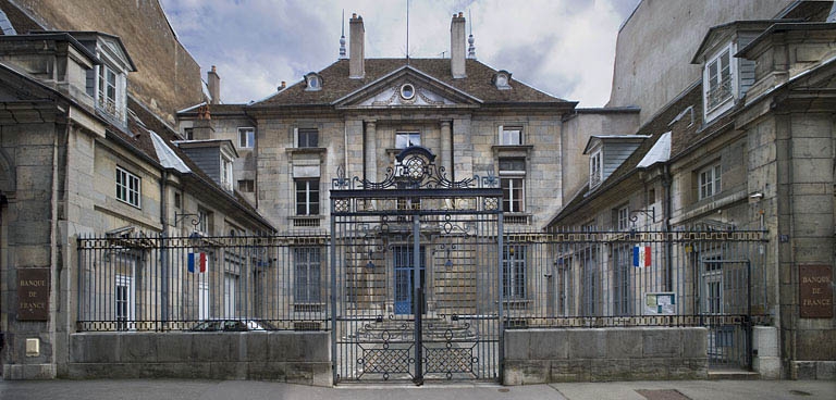 hôtel Pétremand de Valay, actuellement banque de France