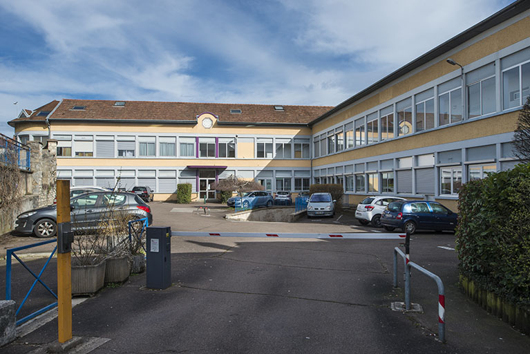 usine d'horlogerie (usine de balanciers-spiraux) de la SA des Spiraux Français, puis usine d'horlogerie (usine de boîtes de montre) Miserez