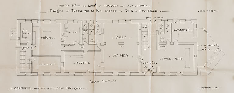 hôtel du prince de Conti, puis Grand Hôtel de l'établissement thermal ou Hôtel des Eaux