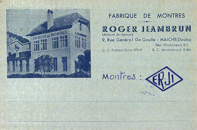 l'horlogerie à Maîche
