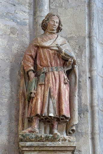 statue : saint Thibault ou saint Bavon