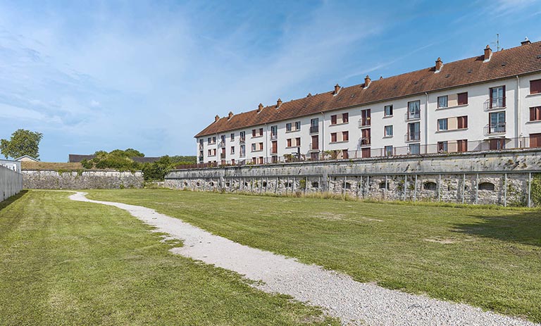 courtine casematée entre le bastion du Moineau et celui de Kehl