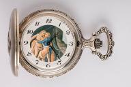 montre de gousset mécanique érotique animée