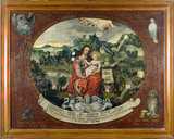 tableau : Saint Joseph au désert de Marlagne