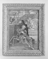 2 tableaux en pendant : repentir de saint Pierre, sainte Madeleine