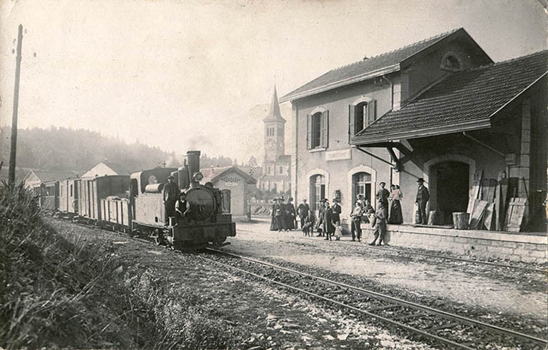 gare de Frambouhans puis usine d'éléments préfabriqués Personeni