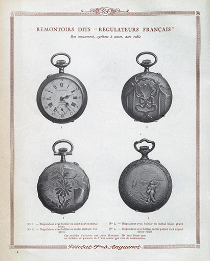 maison et atelier d'horlogerie L. Bernardin-Rozat et Cie, puis Pétolat Frères et Anguenot, puis Anguenot