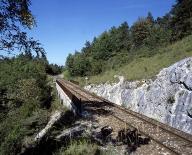 pont ferroviaire (voie ferrée Andelot - La Cluse)