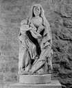 groupe sculpté : l'Education de la Vierge