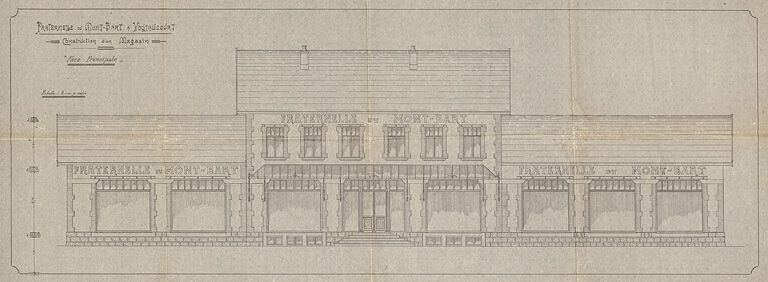 magasin coopératif la Fraternelle du Mont-Bart, actuellement magasin de commerce