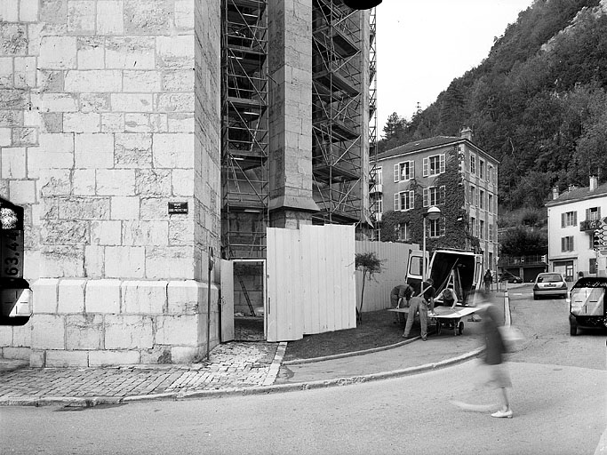 église abbatiale de l'abbaye Saint-Oyend, actuellement cathédrale Saint-Pierre, Saint-Paul et Saint-André