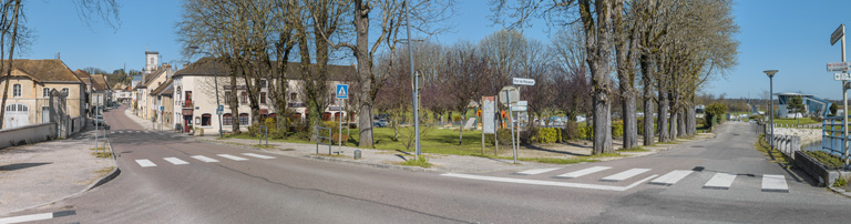 Les conséquences du passage de la Saône dans la commune de Pontailler-sur-Saône