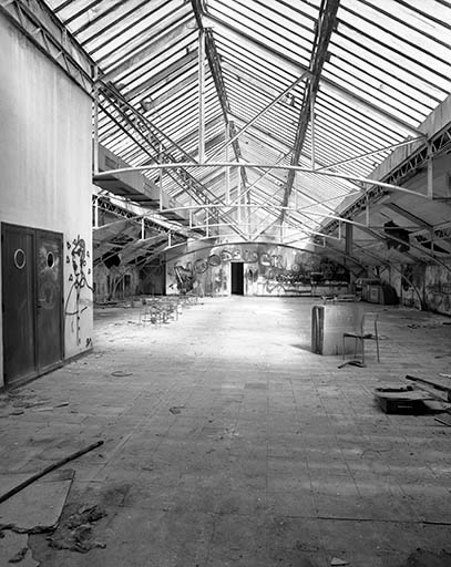 usine à papier de la société des Papeteries Bisontines, usine de fibres artificielles et synthétiques dite usine des Soieries puis de la Rhodiacéta