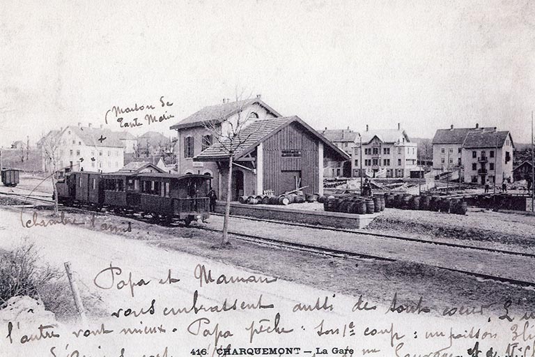 maison, café et atelier d'horlogerie de Léon Chatelain