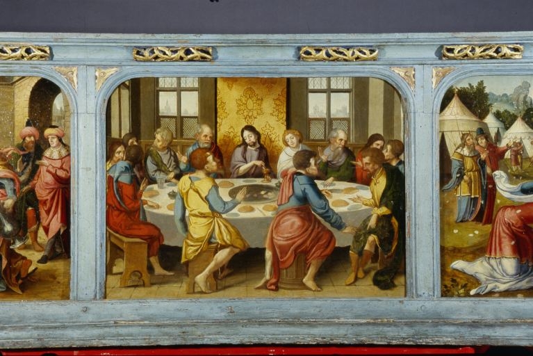 prédelle du polyptyque de l'autel majeur
