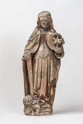 statuette : sainte Catherine d'Alexandrie