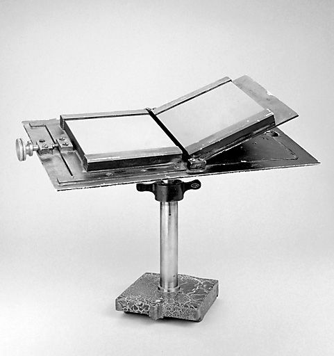 instrument de démonstration en optique (miroirs de Fresnel)