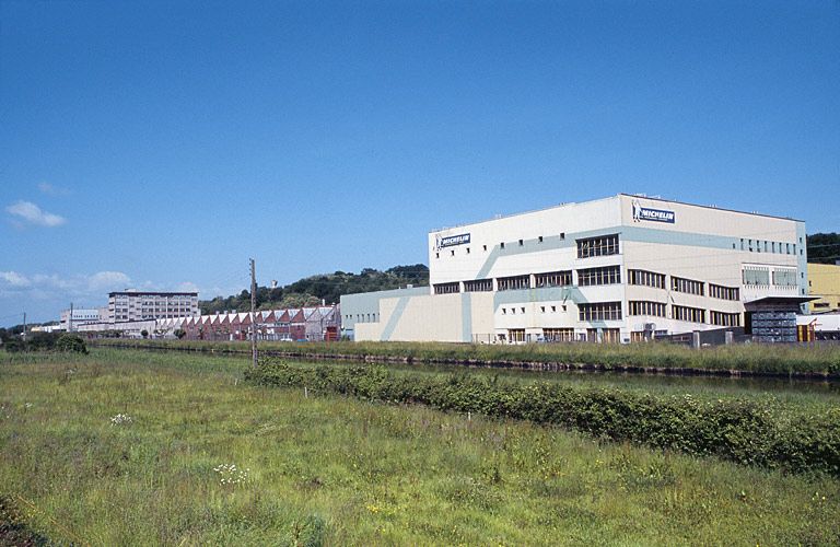 usine de caoutchouc Kléber-Colombes (activités liées au canal du Nivernais)