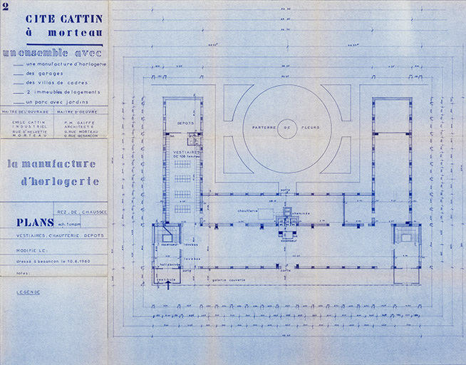usine d'horlogerie (usine de montres) de la manufacture d'horlogerie E. Cattin et Cie