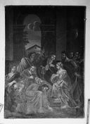 tableau : le Christ et la femme adultère
